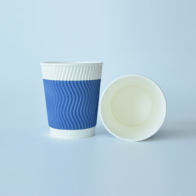 630 ml 22 oz de papel de pared de las tazas de papel impreso Tazas de café de papel para beber