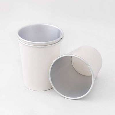 Logotipo personalizado Taza de papel de aluminio de pared única Eco amigable para beber