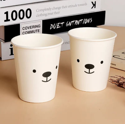 Disponible PLA recubierto 9oz 250ml Single Paper Cup puede ser personalizado