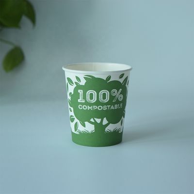 3 oz 75ml de papel de pared de una sola taza de papel PE de una sola taza de papel de logotipo personalizado