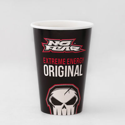 24 oz 675ml Eco-amigable PE de papel desechable Taza única con logotipo personalizado