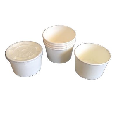 Cuenco de papel desechable de 350 ml PE recubierto para impresión personalizada