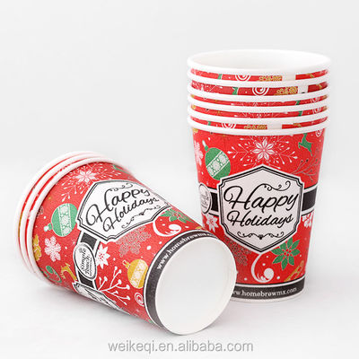 Taza de papel desechable de una sola vez 600 ml 20 oz Doble revestimiento de PE para bebidas calientes