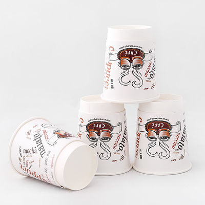 12 oz 430 ml copas de doble pared PE recubiertas copas desechables compostables papel