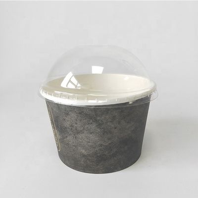 0.5L Cuencos de helados aislados para bebidas frías Cuencos de sundae para llevar