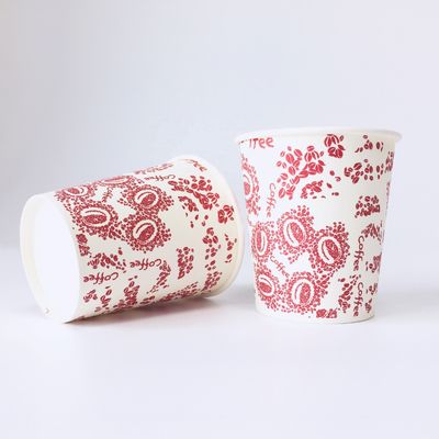 Eco-amigable, saludable, sin plástico, cubierto con una sola taza de papel de 270 ml, imprimible