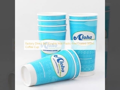 Fabrica directa 8 oz de doble pared sin plástico Revestido 300 ml taza de café