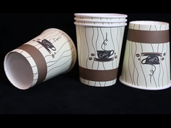 Taza de papel de un sólo recinto