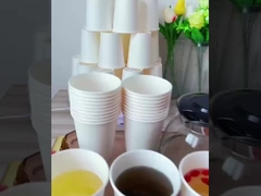 Taza de papel única