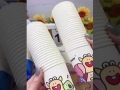 Taza de papel única