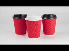 Copo de papel de pared ondulado3